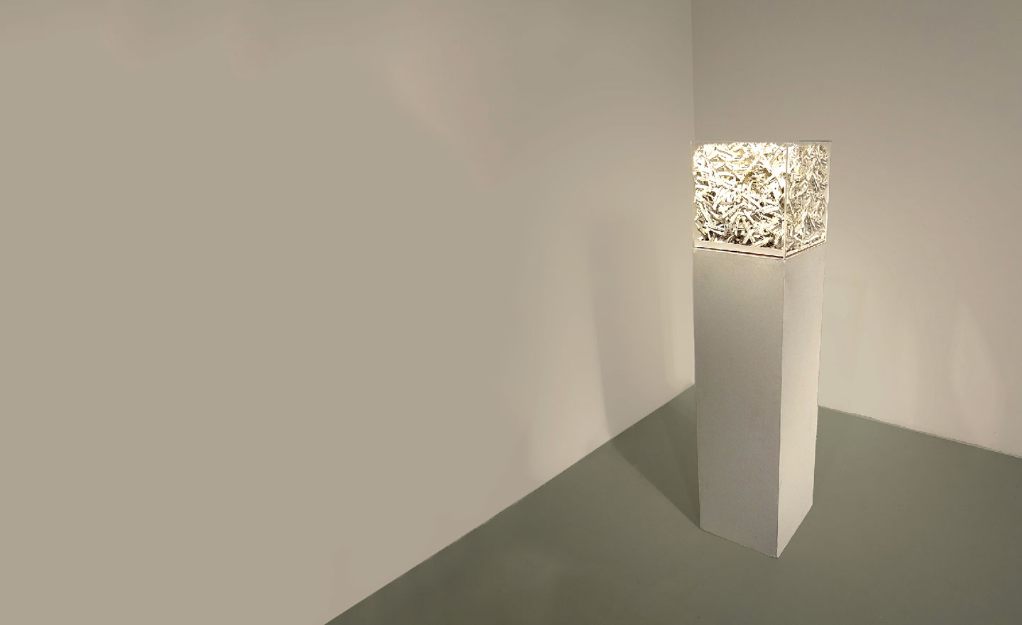 Omid artist, qibla northridge ca installation, kaaba, contemporary art